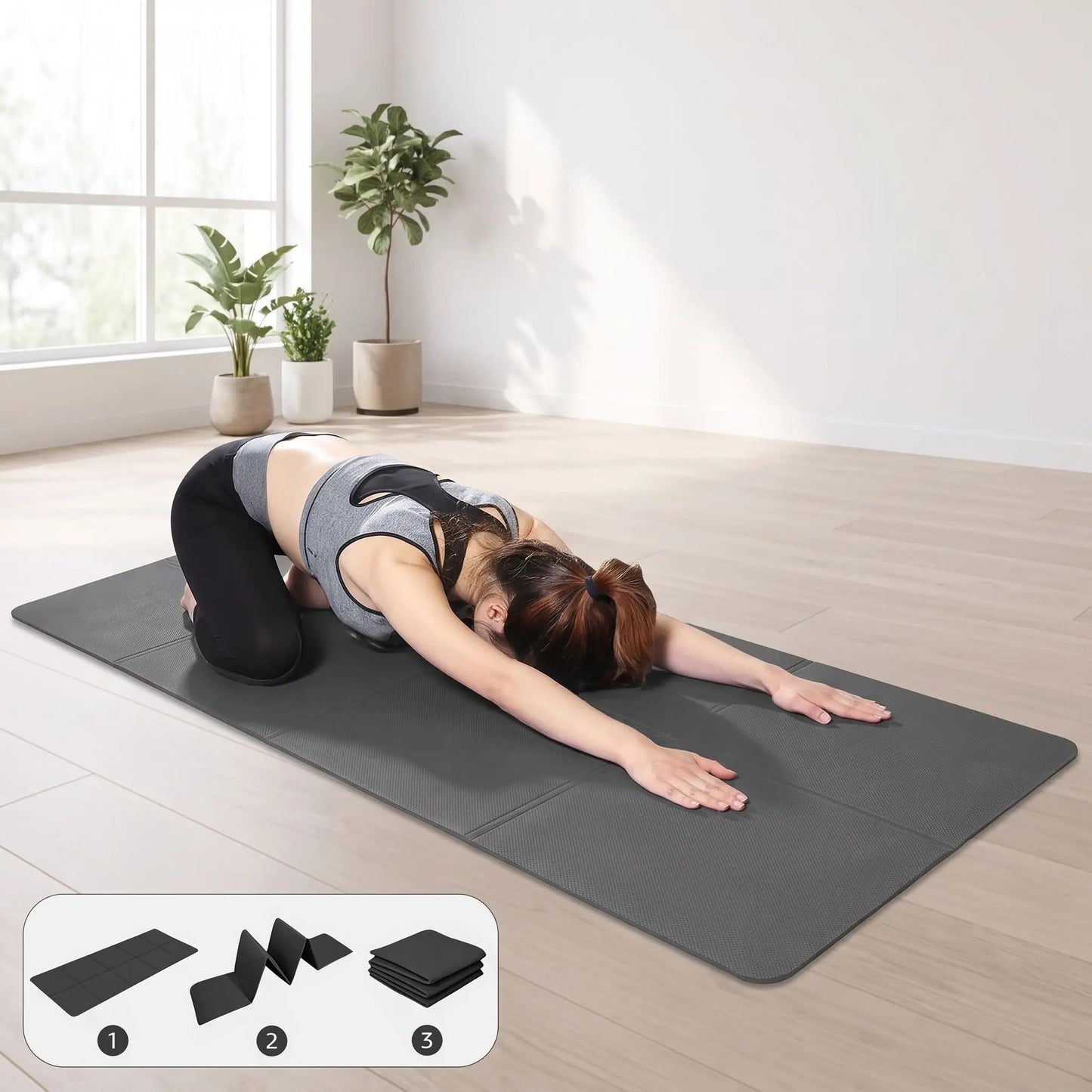 Tapis de yoga pliable 3 mm